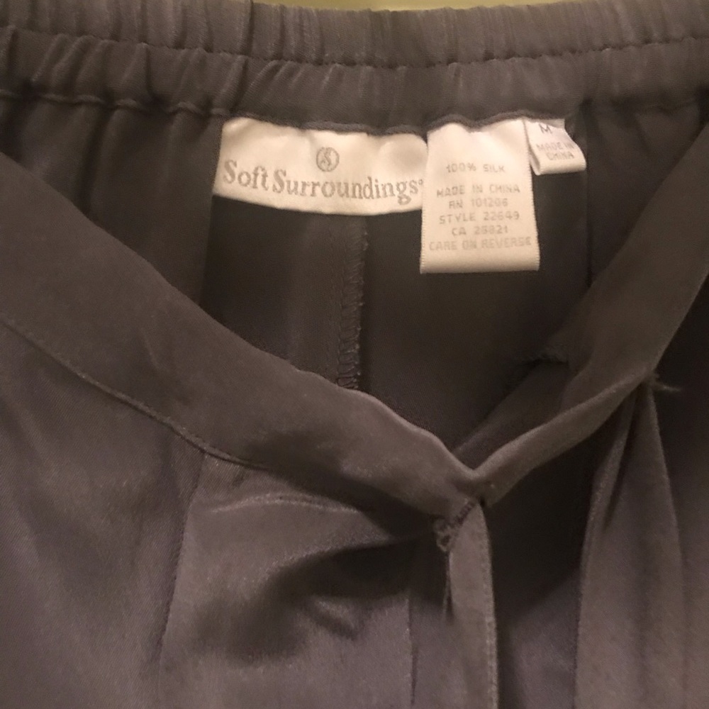 Soft surroundings gray pants